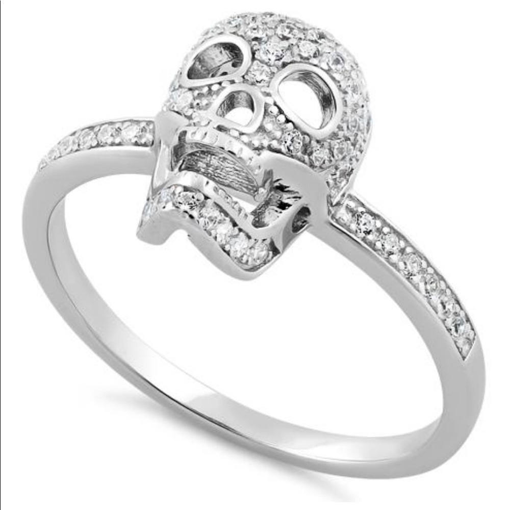 Silver Skull Ring